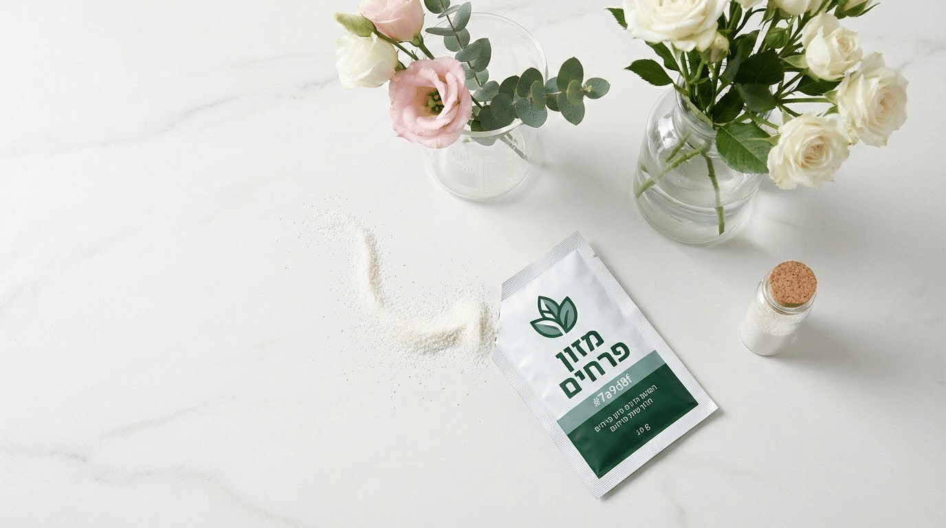 מזון לפרחים - מה יש בתוך השקית הקטנה