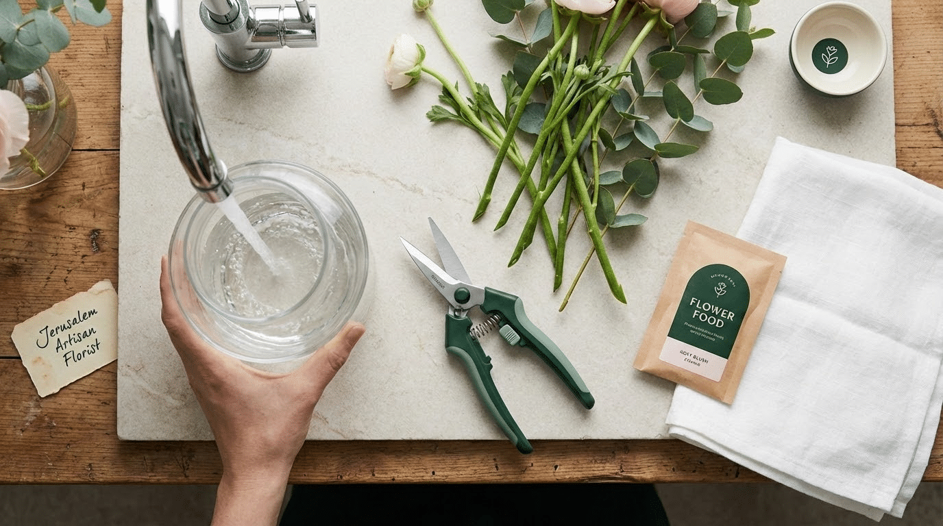 המדריך המלא להחלפת מים נכונה לפרחים