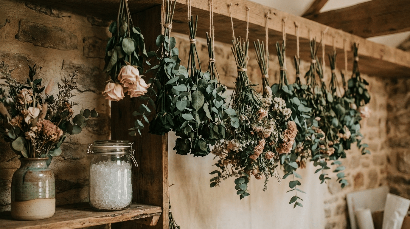 ייבוש פרחים