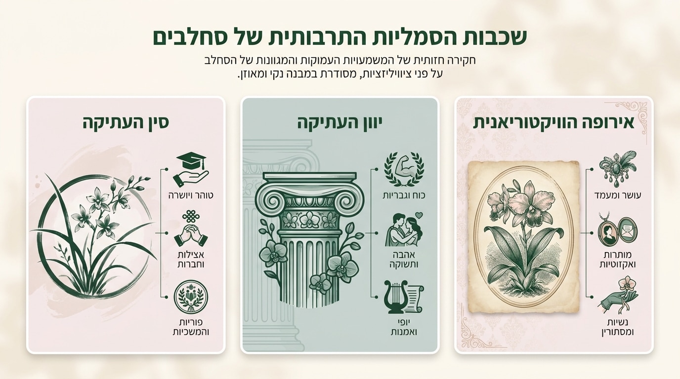 פירוק סמליות הסחלב לשכבותיה