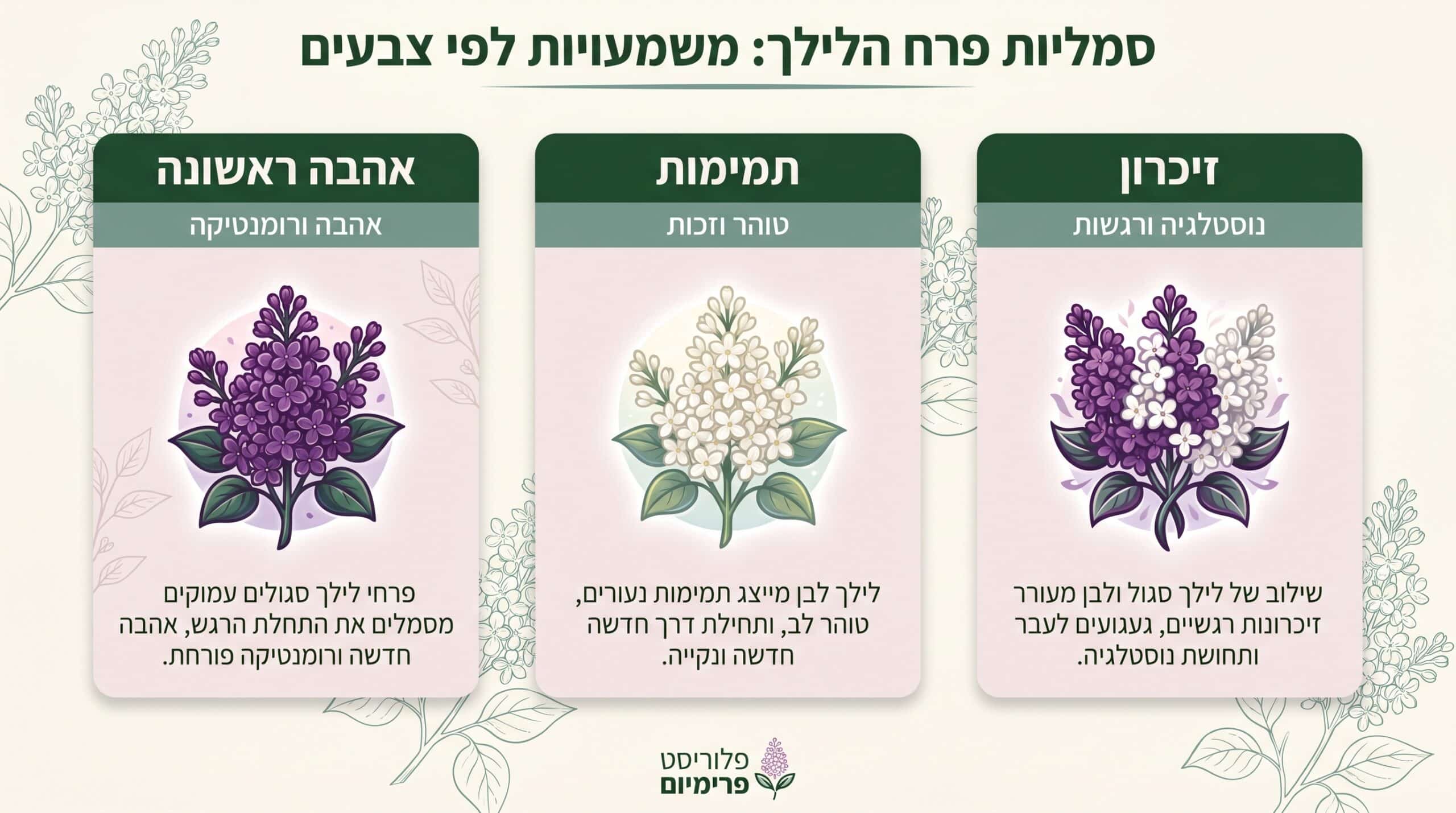 השפה הסמויה של פרח הלילך וסמליו