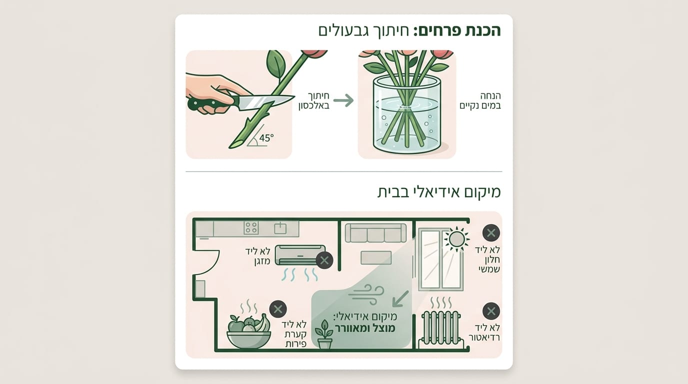 דגש על אלרגיות לפני הזמנת זר פרחים