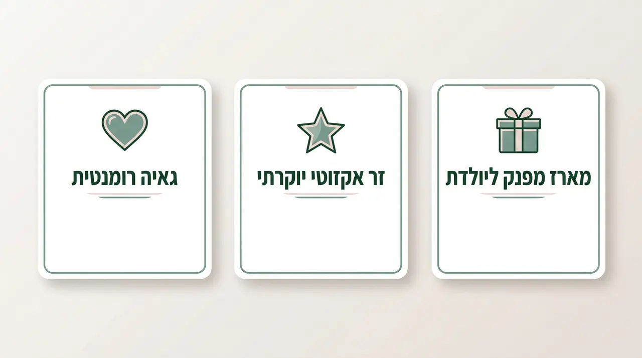 שלוש הצעות מתנה שאנשים אוהבים לקבל