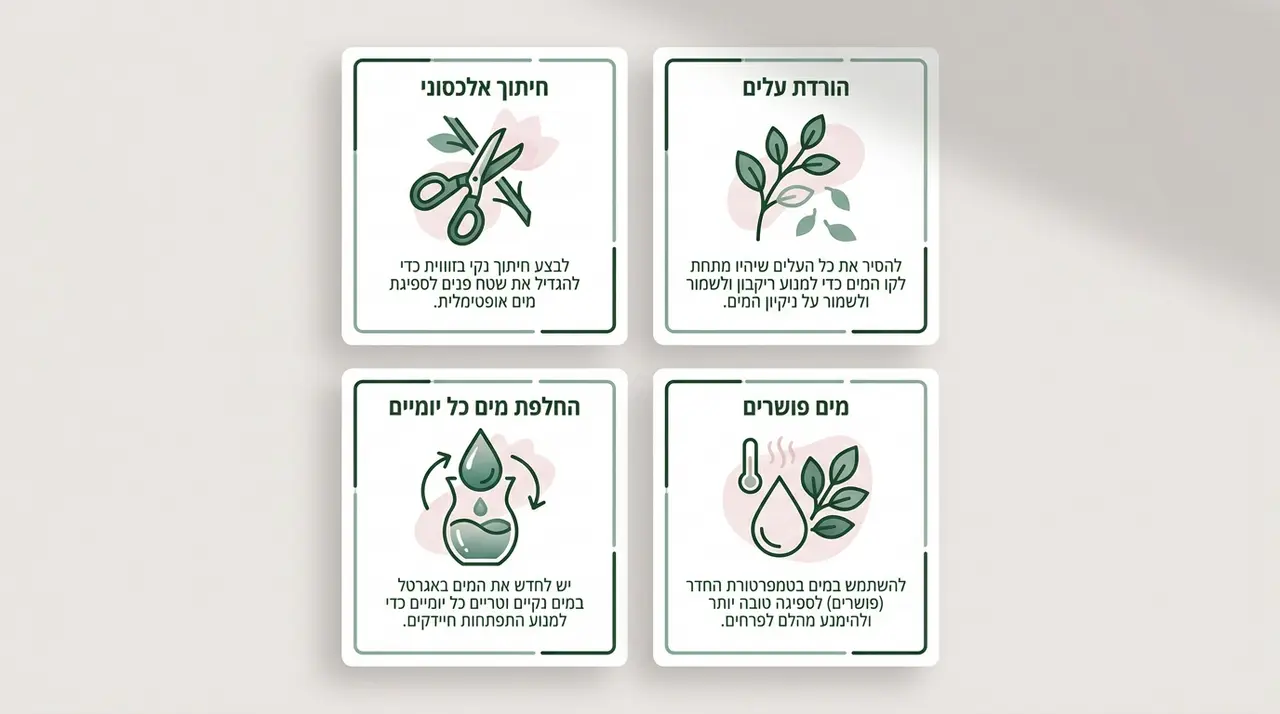 טיפים לשמירה על פרחים אקזוטיים טריים לאורך זמן