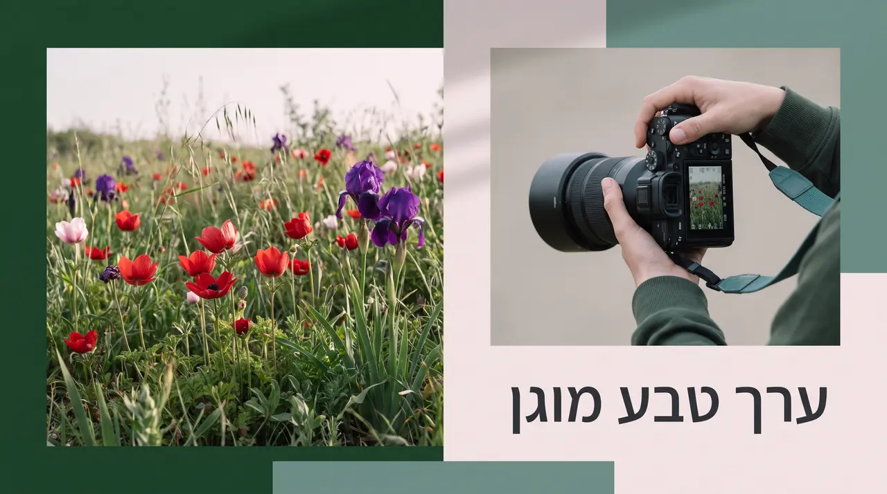 פרחי בר מוגנים בטבע